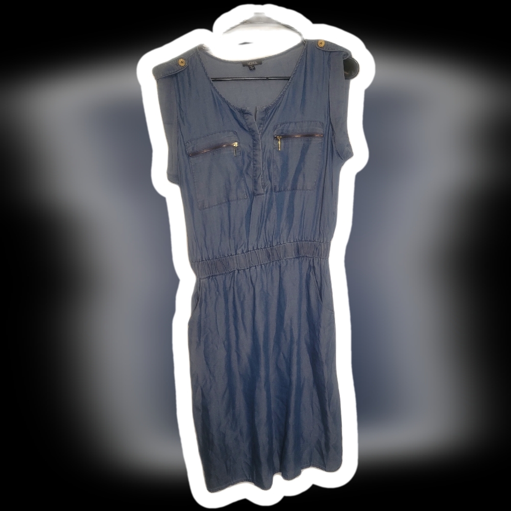 XOXO L light blue denim-like dress